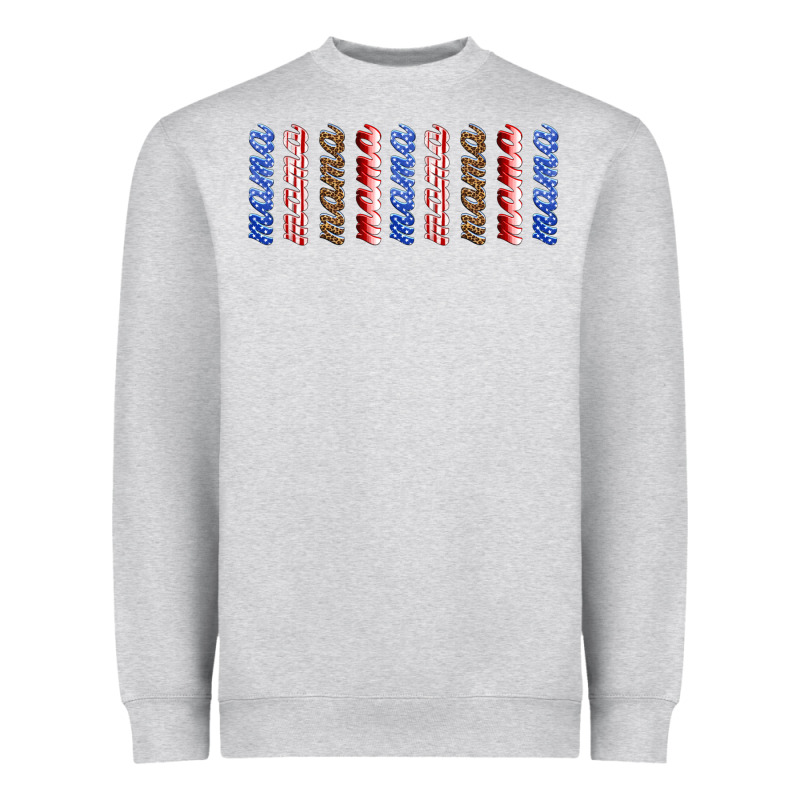 American Mama Libbey Glass Heavyweight Sweatshirt by HRA Design Shop | Teevron