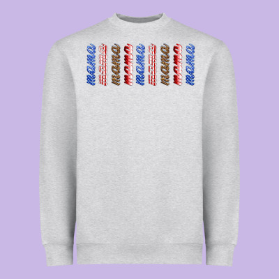 American Mama Libbey Glass Heavyweight Sweatshirt Designed By Hra Design Shop
