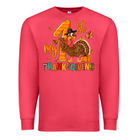 Cardinal my first thanksgiving Premium Sweatshirt - MaliasSmallBusiness