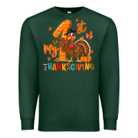 Sports Green my first thanksgiving Premium Sweatshirt - MaliasSmallBusiness