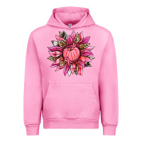 Fuchsia Pink breast cancer sunflower Urban Hoodie - texasbilliewilder