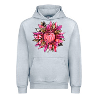Heather Grey breast cancer sunflower Urban Hoodie - texasbilliewilder