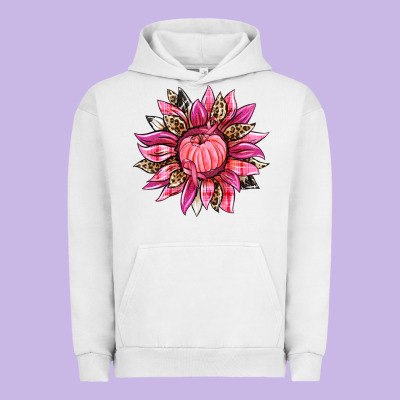 Breast Cancer Sunflower Urban Hoodie Designed By Texasbilliewilder