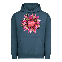 Pigment Midnight Navy breast cancer sunflower Urban Hoodie - texasbilliewilder