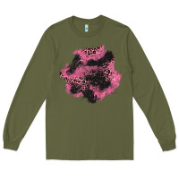 Army Green valentine's day patches Long Sleeve Tee - AdoDesignShop