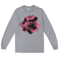 Heather Grey valentine's day patches Long Sleeve Tee - AdoDesignShop