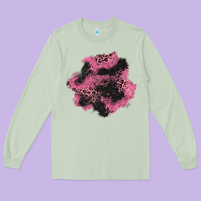 Valentine's Day Patches Long Sleeve Tee Designed By Adodesignshop