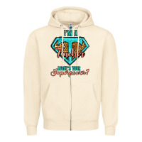 Sandshell i'm a teacher what's your superpower leopard Zipper Hoodie - Jasminsmagicworld