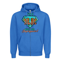 True Royal i'm a teacher what's your superpower leopard Zipper Hoodie - Jasminsmagicworld