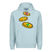 Blue Mist louisiana coins Premium Hoodie - BarkalooDesign