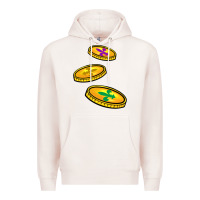 Pale Pink louisiana coins Premium Hoodie - BarkalooDesign