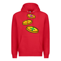 Red louisiana coins Premium Hoodie - BarkalooDesign