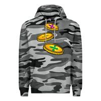 Slate Camo louisiana coins Premium Hoodie - BarkalooDesign