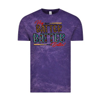 Cloud Purple hey batter batter batter Vintage Tee - CowhideDigitalArt