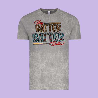 Hey Batter Batter Batter Vintage Tee Designed By Cowhidedigitalart