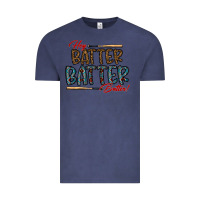 Vintage Denim hey batter batter batter Vintage Tee - CowhideDigitalArt
