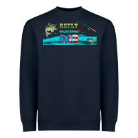 Navy reely awesome dad  libbey glass Heavyweight Sweatshirt - HRA Design Shop