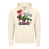 Vintage Artic Red white rawr 4th of July Vintage Hoodie - CowGirlArtShop