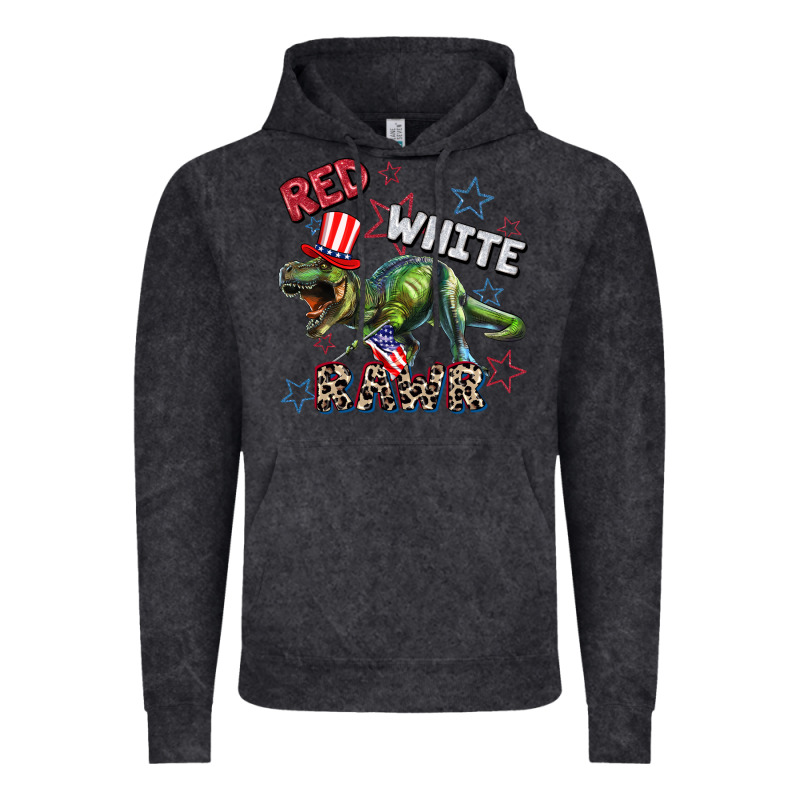 Red White Rawr 4th Of July Vintage Hoodie by CowGirlArtShop | Teevron