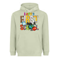 Matcha happy first day of school Heavyweight Hoodie - NancyCooperArtShop