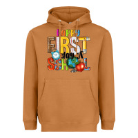 Meerkat happy first day of school Heavyweight Hoodie - NancyCooperArtShop