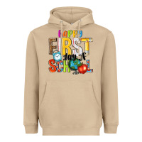 Mushroom happy first day of school Heavyweight Hoodie - NancyCooperArtShop