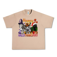 Burro Happy Hallothanksmas Cats Urban Heavy Tee - BundleAndBundleShop