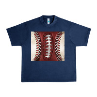 Navy american football and baseball Urban Heavy Tee - BarkalooDesign