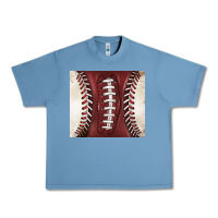 Pebble Blue american football and baseball Urban Heavy Tee - BarkalooDesign