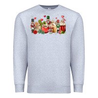 Heather Grey nutcracker coffee Premium Sweatshirt - MaliasSmallBusiness