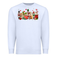 White nutcracker coffee Premium Sweatshirt - MaliasSmallBusiness