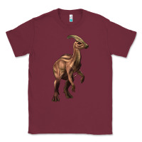 Burgundy parasaurolophus Classic Tee - Artiststas