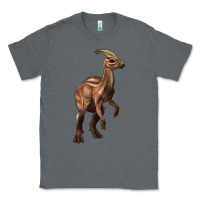 Charcoal Heather parasaurolophus Classic Tee - Artiststas