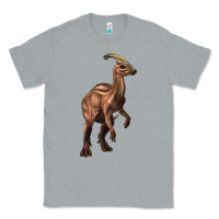 Heather Grey parasaurolophus Classic Tee - Artiststas