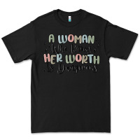 Black a woman who knows her worth is dangerous Premium Tee - MaliasSmallBusiness