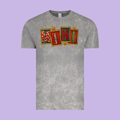 Mini Christmas Vintage Tee Designed By Fadigitalartstudio