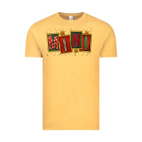 Vintage Mustard mini christmas Vintage Tee - FaDigitalArtStudio