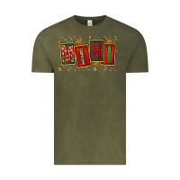 Vintage Olive mini christmas Vintage Tee - FaDigitalArtStudio