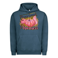Pigment Midnight Navy breast cancer awareness Urban Hoodie - texasbilliewilder