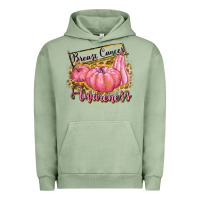 Pigment Oil Green breast cancer awareness Urban Hoodie - texasbilliewilder