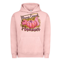 Pigment Salmon breast cancer awareness Urban Hoodie - texasbilliewilder