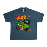 Midnight Navy gamer dad Urban Heavy Tee - AdoDesignShop