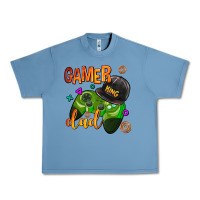 Pebble Blue gamer dad Urban Heavy Tee - AdoDesignShop