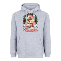 Heather Grey tis the season conchas Heavyweight Hoodie - MaliasSmallBusiness