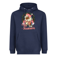 Navy tis the season conchas Heavyweight Hoodie - MaliasSmallBusiness