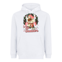 White tis the season conchas Heavyweight Hoodie - MaliasSmallBusiness