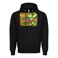 Black mama cita needs a margarita Zipper Hoodie - Jasminsmagicworld