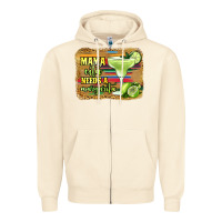 Sandshell mama cita needs a margarita Zipper Hoodie - Jasminsmagicworld