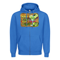 True Royal mama cita needs a margarita Zipper Hoodie - Jasminsmagicworld