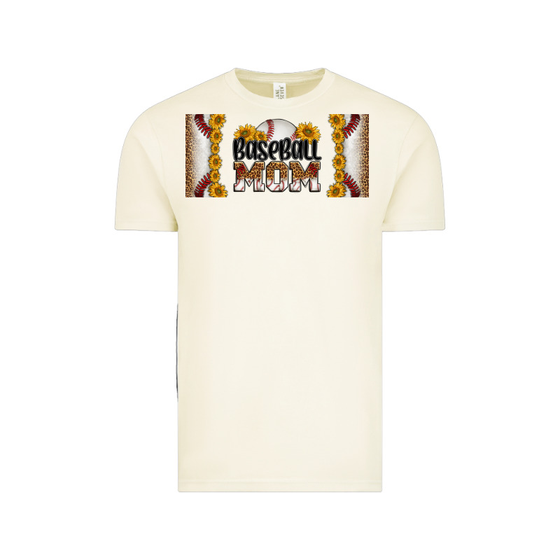 Leopard Baseball Mom 16oz Libbey Glass Vintage Tee by HRA Design Shop | Teevron